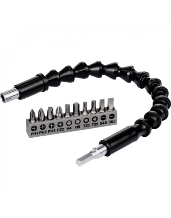 Esnek Şaftlı Tornavida Ucu Seti