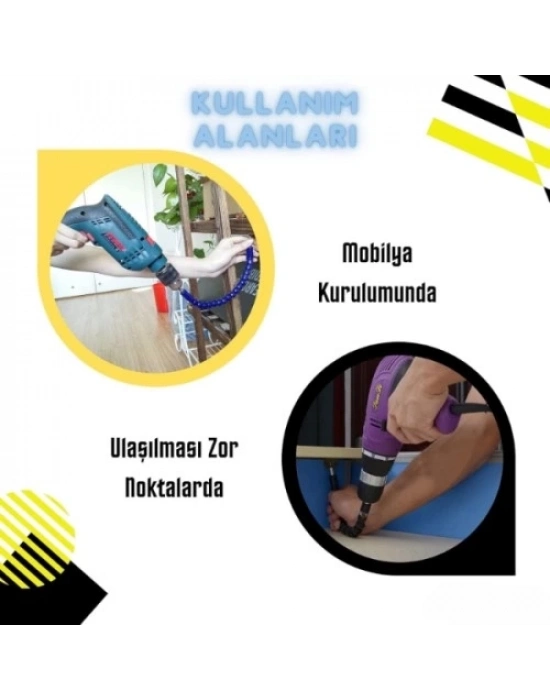 Esnek Şaftlı Tornavida Ucu Seti