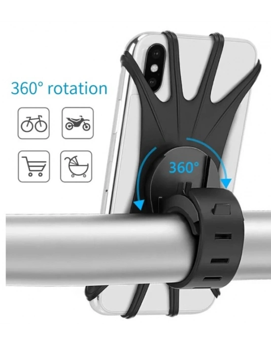 Esnek Silikon Örümcek Bisiklet Telefon Tutucu