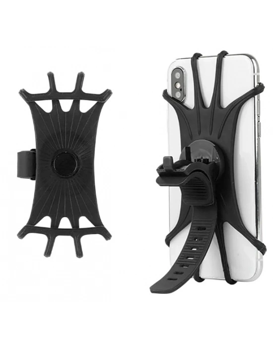 Esnek Silikon Örümcek Bisiklet Telefon Tutucu