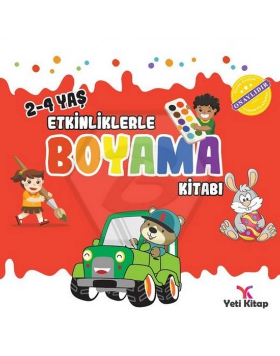 Etkinliklerle Boyama Kitabı 2-4 Yaş