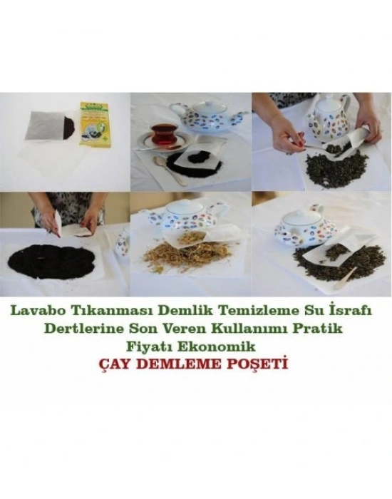 Ev Tipi Çay Demleme Poşeti 25li Paket