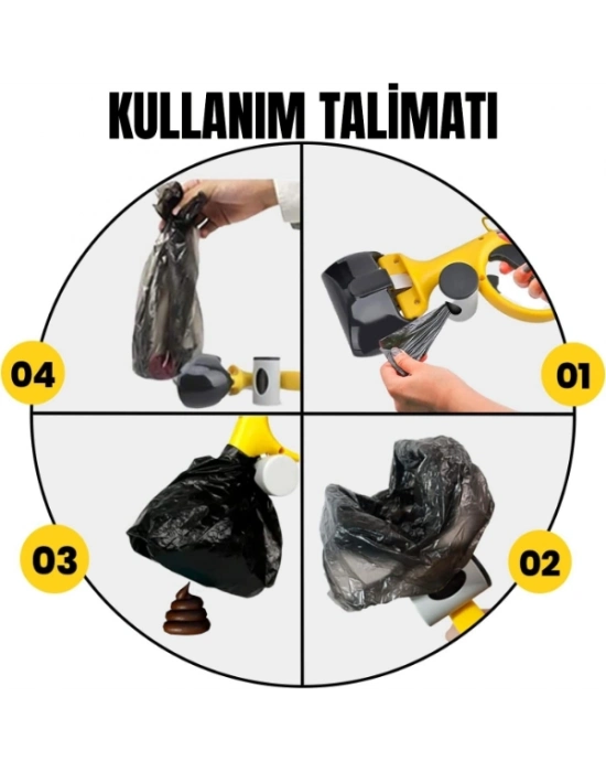 Evcil Hayvan Dışkı Toplama Aparatı