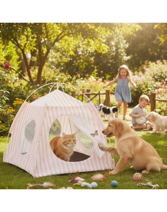 Evcil Hayvan Katlanabilir Oyun Çadırı