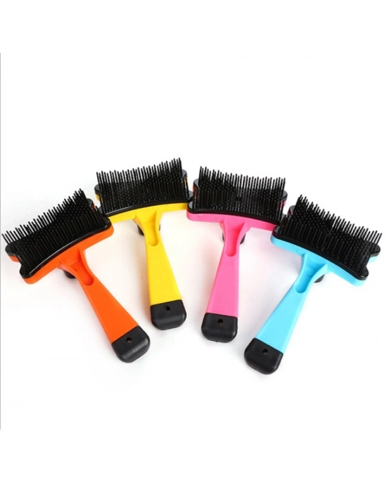 ®  Evcil Hayvan Kedi Köpek Tüy Toplayıcı Otomatik Tuşlu Pet Tarak