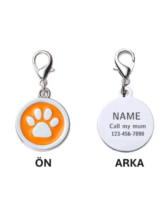 Evcil Hayvan Klipsli Tasma Künyesi