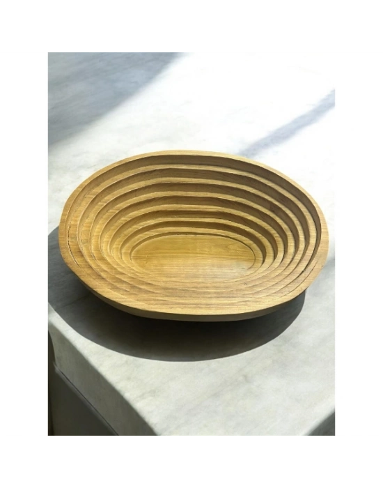 Evcil Hayvan Oval Ahşap Yatak