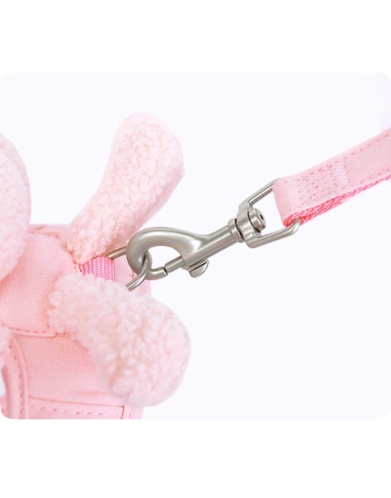 Evcil Hayvan Peluş Ayıcıklı Göğüs Gezdirme Tasması Set