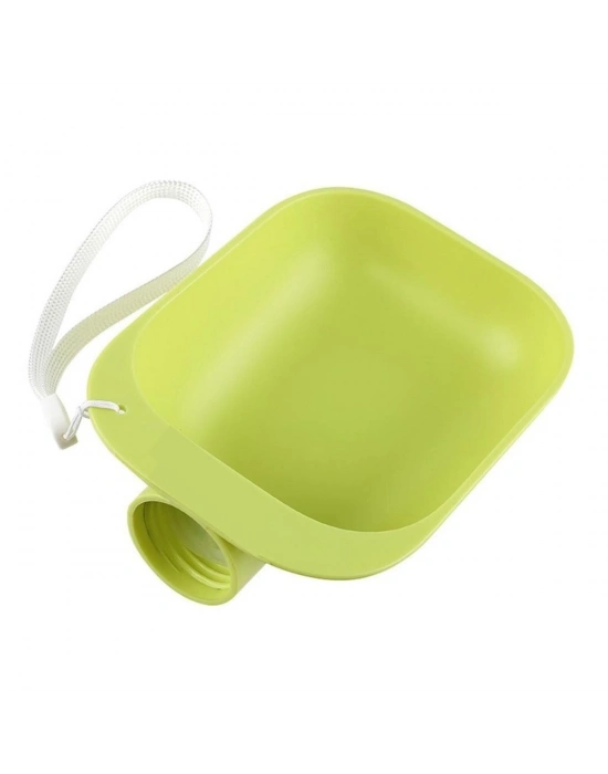 ®  Evcil Hayvan Plastik Yıkanabilir Taşınabilir Su Şişesi Bağlantılı Su Kabı