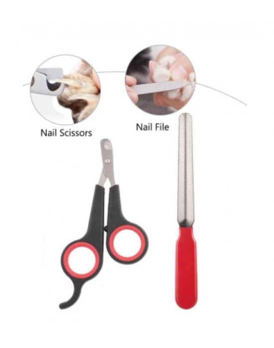Evcil Hayvan Tırnak Makası ve Törpü Seti