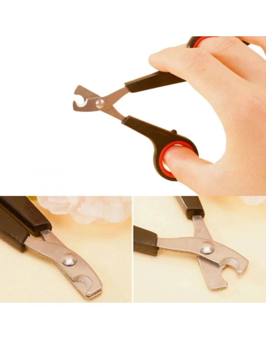 ®  Evcil Hayvan Tırnak Makası Ve Törpü Seti Manikür Pedikür Pati Bakım Aleti Kaymaz Sap