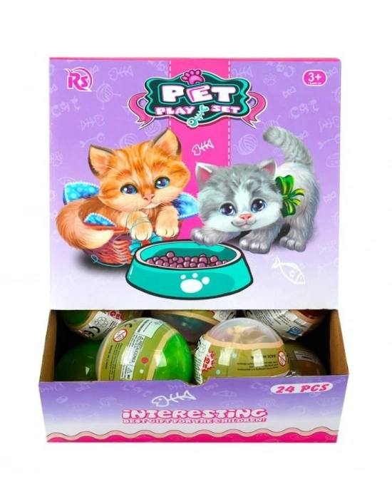 ® EVCİL HAYVAN TOP İÇİNDE YAVRU KEDİ-MGA