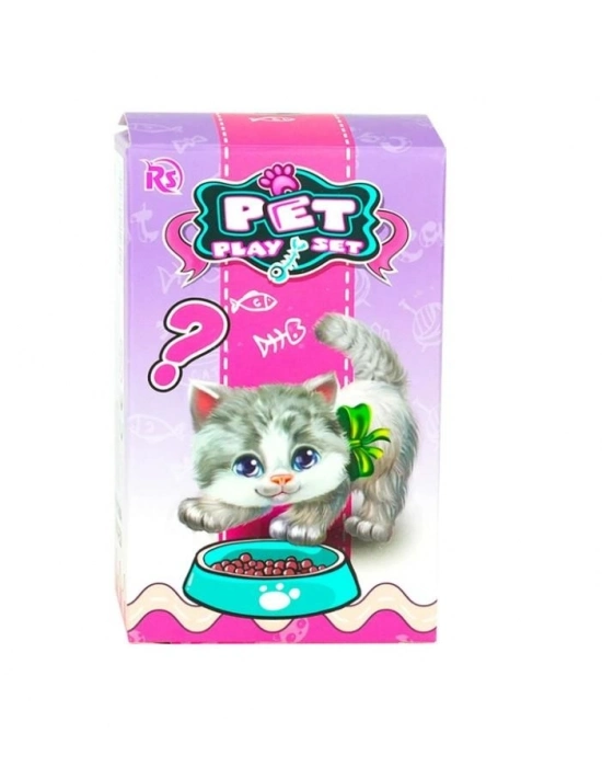 ® EVCİL HAYVAN YAVRU KEDİ KLUBELİ OYUN SETİ-MGA