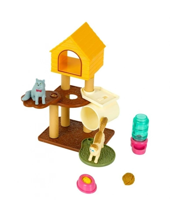 ® EVCİL HAYVAN YAVRU KEDİ KLUBELİ OYUN SETİ-MGA