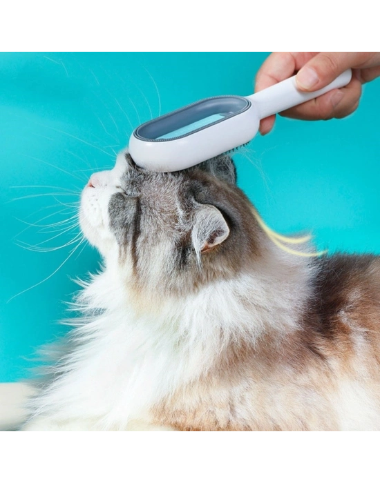 ®  Evcil Hayvanlar İçin Çift Taraflı Pet Fırçası Nemli Tüy Tarama Tarağı