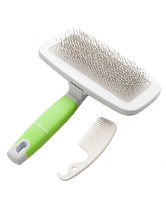 Evcil Hayvanlar İçin Telli Fırça  Ve Tarak Seti