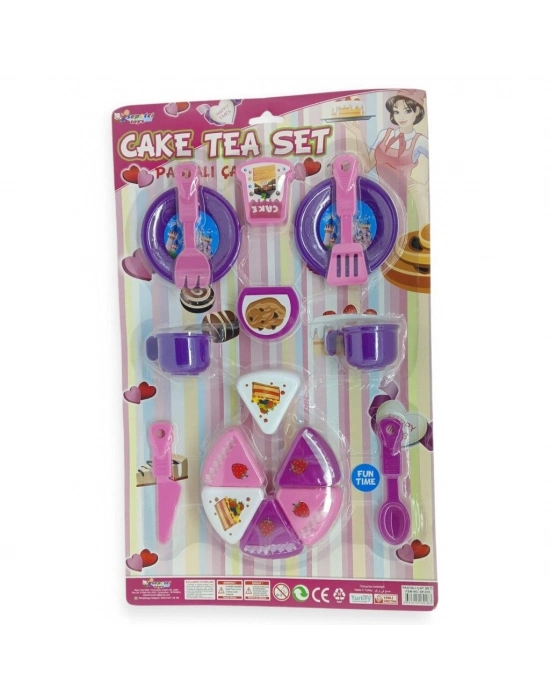 Evcilik Seti - 16 Parça Fincan ve Pasta Seti - SP-918