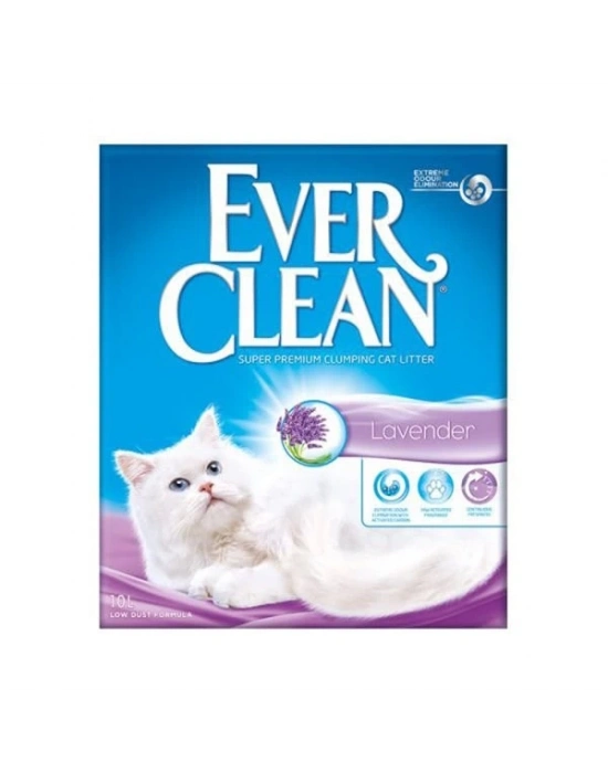 Ever Clean Lavanta Kokulu Topaklanan Kedi Kumu 1 Adet 6 Lt