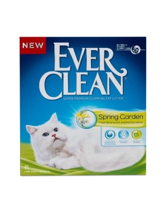 Ever Clean Spring Garden Topaklanan Kedi Kumu 6 Lt