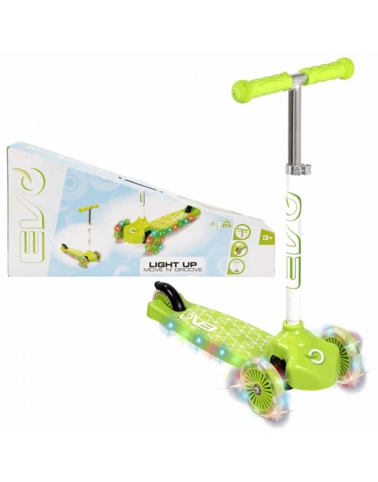 ® EVO SCOOTER 3TKR IŞIKLI MAX 50KG YEŞİL