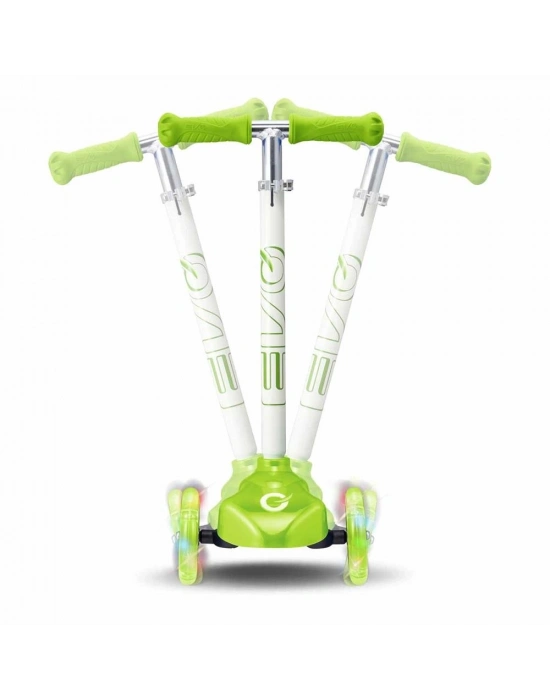 ® EVO SCOOTER 3TKR IŞIKLI MAX 50KG YEŞİL