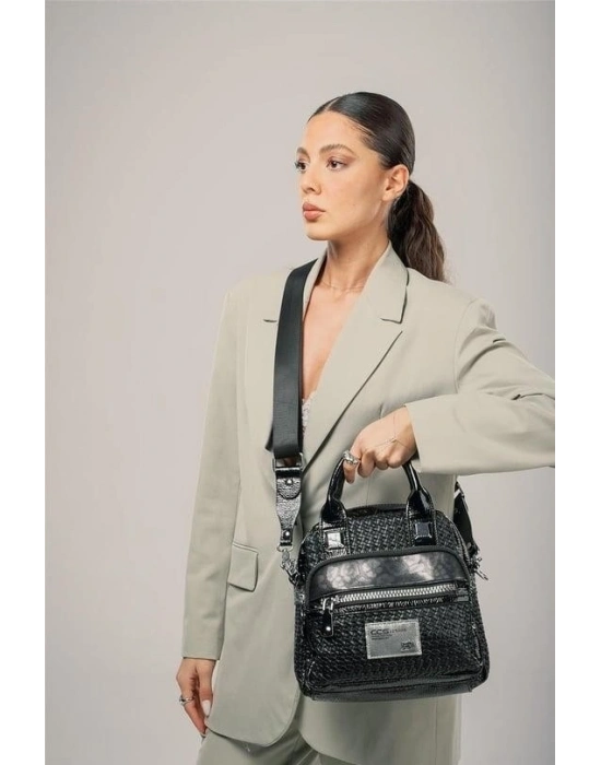 Ewal Siyah Cilt Kol Ve Omuz Çantası