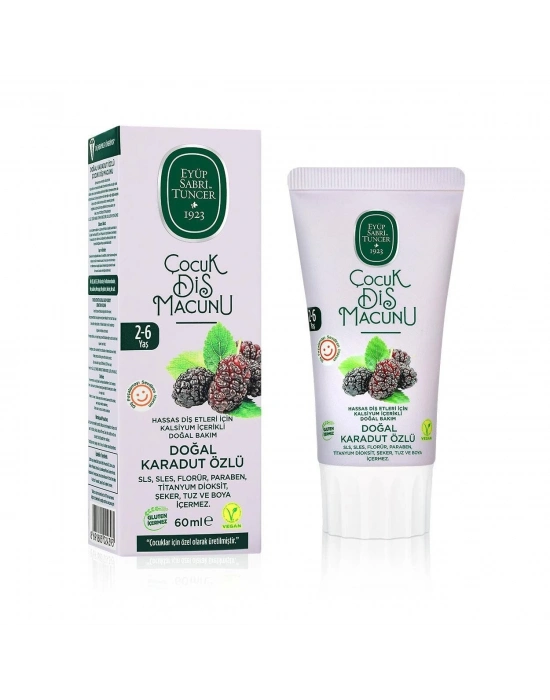 Eyüp Sabri Tuncer Doğal Karadut Özlü Diş Macunu 2-6 Yaş 60ml