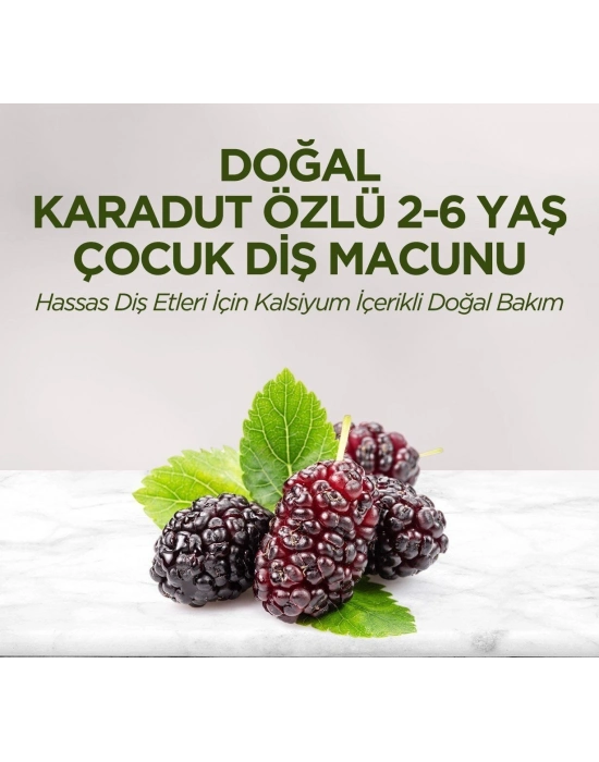 Eyüp Sabri Tuncer Doğal Karadut Özlü Diş Macunu 2-6 Yaş 60ml