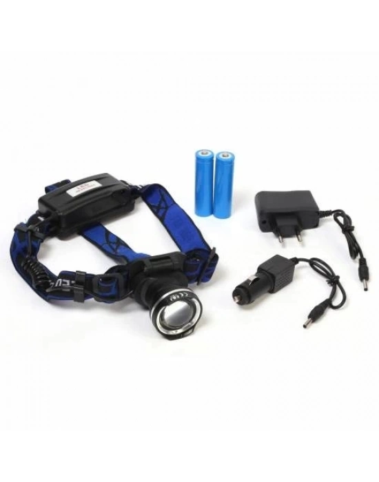 F-823 Xlm T6 Led Su Geçirmez Şarjlı Kafa Lambası