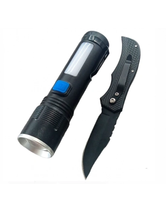 F-91 Zoomlu Xhp-50 Güçlü Işık Taşıma Çantalı 2,li Set