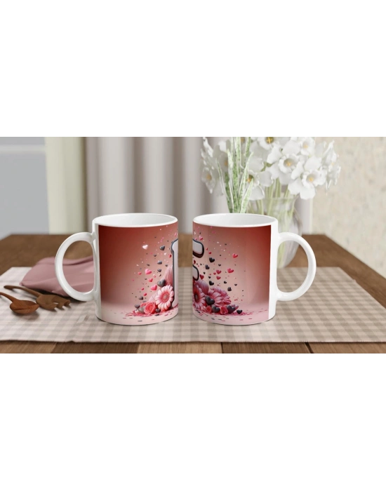 F Harfi Klasik Tarzda Harfli Kupa Bardak