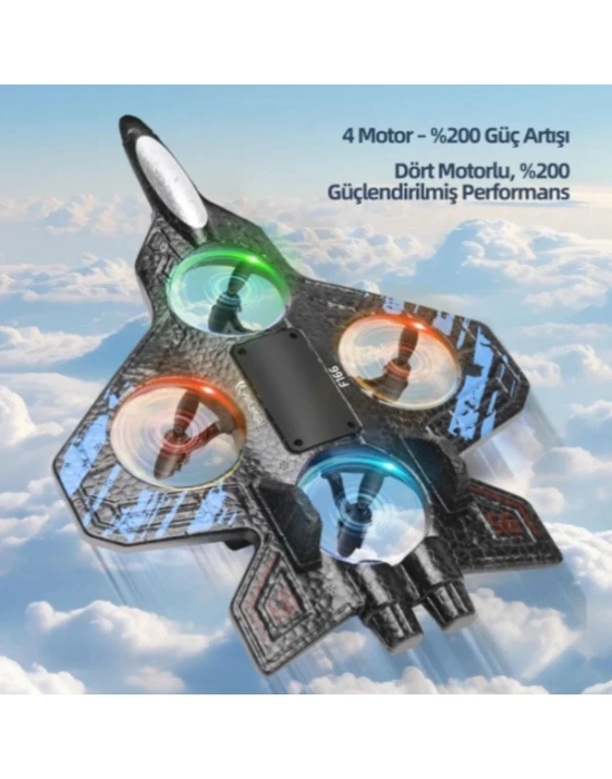 F166 Uçak Drone 3 Bataryalı