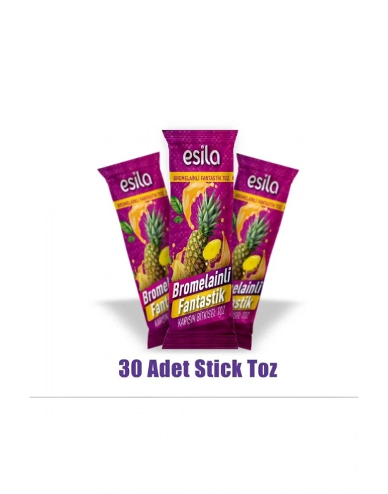 Fantastik 30’lu Stick Bromelainli Bitkisel Toz Çay