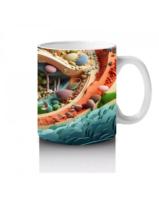 Fantezi Orman Yolu – Masalsı Renkler – Baskılı Kupa