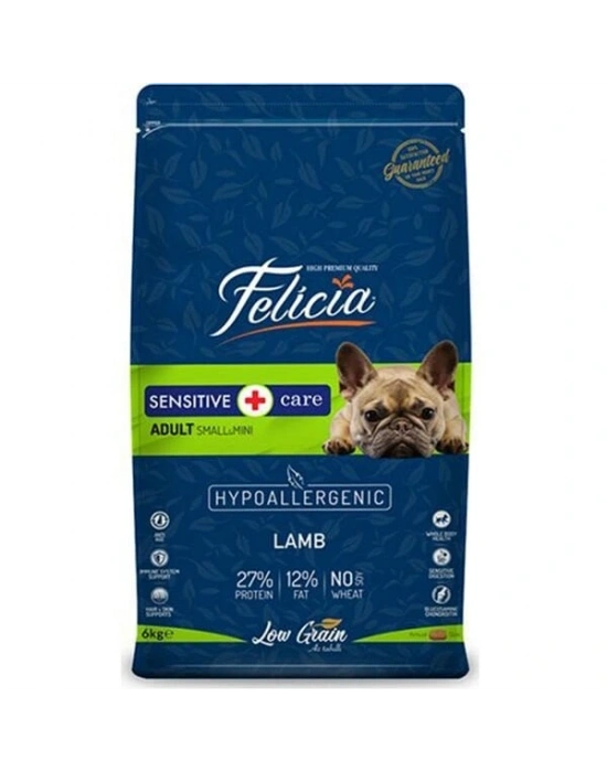 Felicia Düşük Tahıllı Hipoalerjenik Kuzu Etli Küçük Irk Yetişkin Köpek Maması 3 Kg