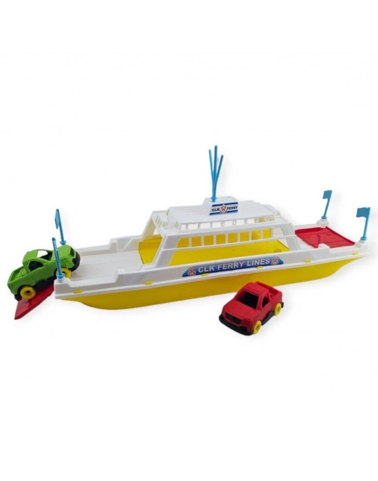 Feribot Araç Taşııyan Gemi 45 cm - Sarı