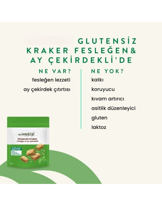 Fesleğenli Ayçekirdekli Kraker 40 Gr