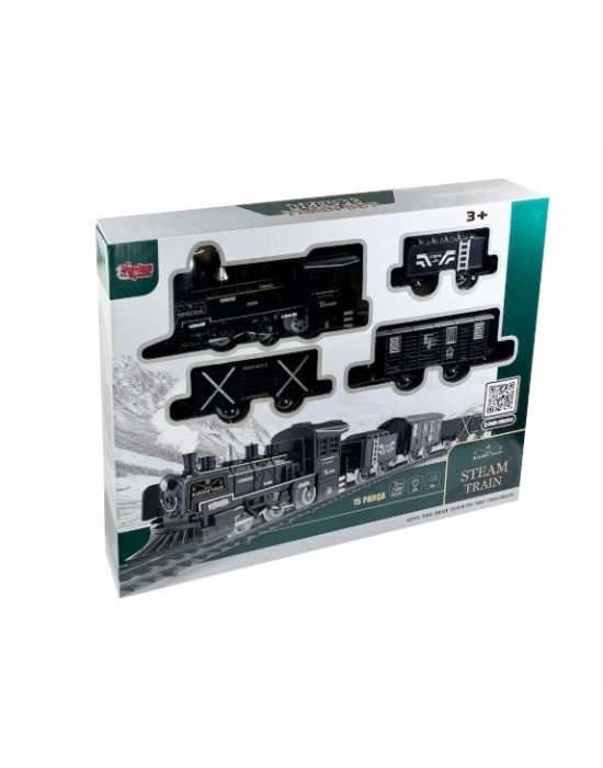 ® FF-1603C-4C IŞIKLI VE SESLİ BUHARLI TREN SETİ -VRD