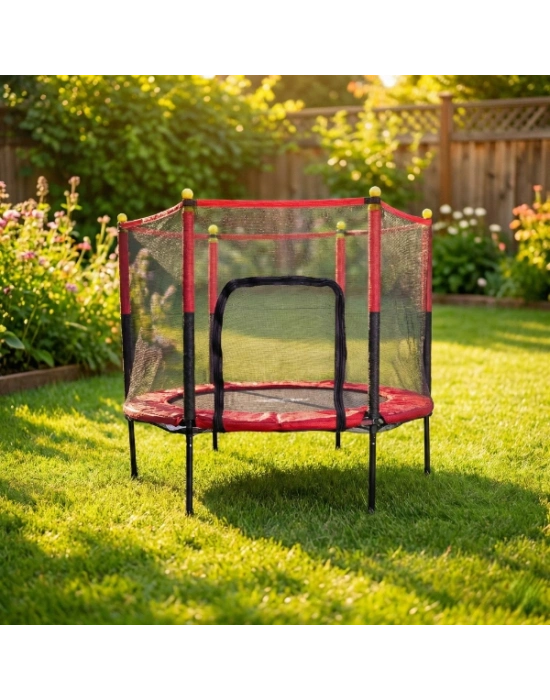 Fileli 140 cm Büyük Boy Trambolin