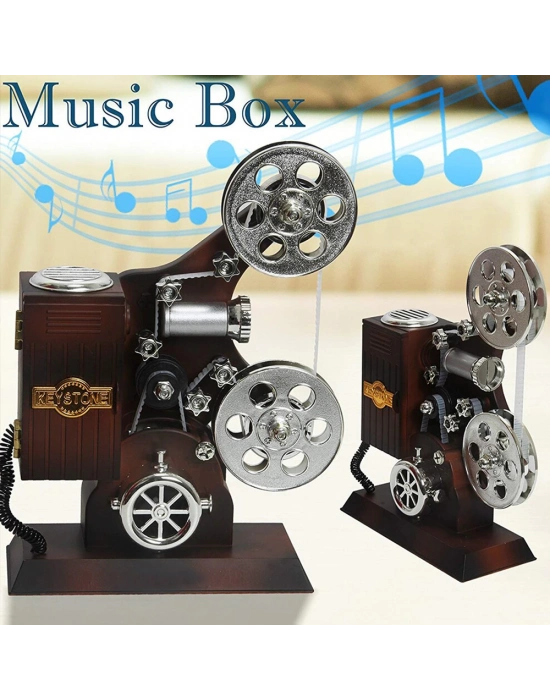 Film Makinesi Tasarımlı Müzik Kutusu