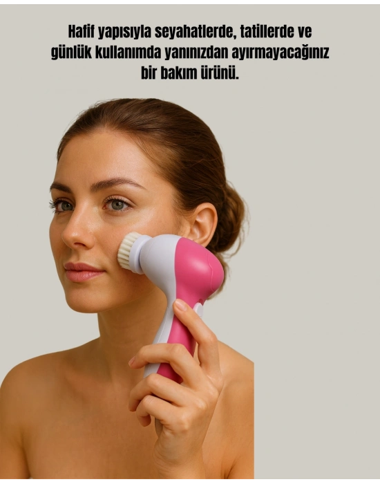 Fırçalı Yüz Temizleme ve Spa Masaj Cihazı