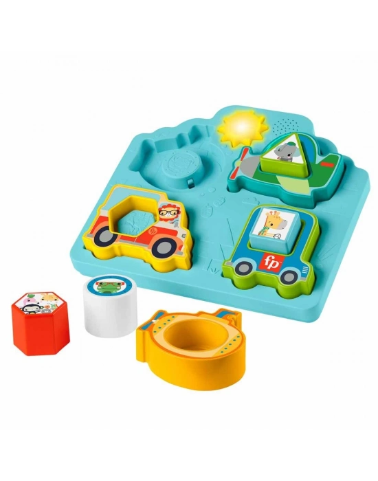 Fisher Price Sesli ve Işıklı Arabalar Puzzle HRP31