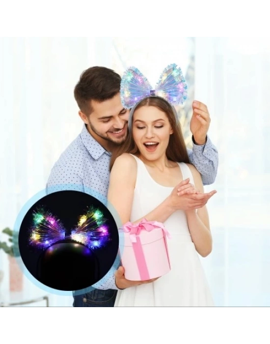 Fiyonk Gece Tacı Fiber Işıklı Ledli