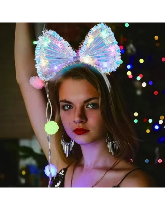 Fiyonk Gece Tacı Fiber Işıklı Ledli