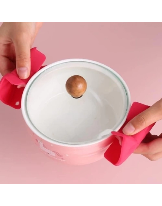 Fiyonk Şeklinde Silikon Tutacak