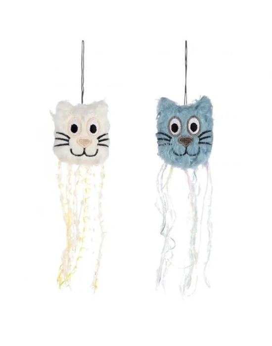 Flamingo Rizzo Kedi Şeklinde Peluş Kedi Oyuncağı 21 Cm