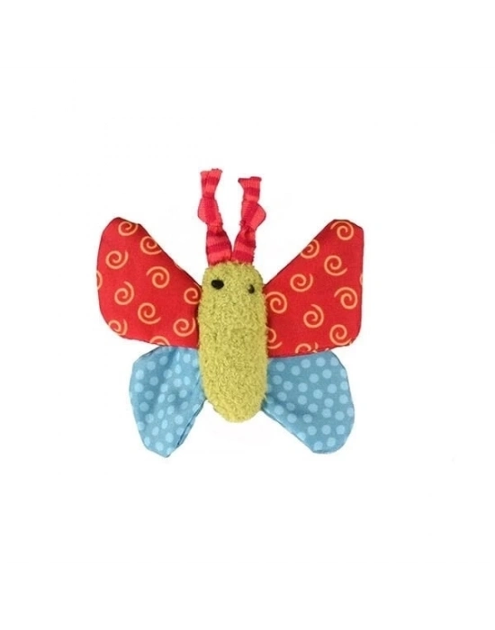 Flamingo Yowly Kelebek Şeklinde Kedi Oyuncağı 2 Adet 9 Cm