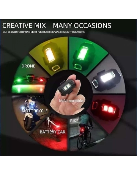 Flaşör Led İkaz Lambası 7 Renkli