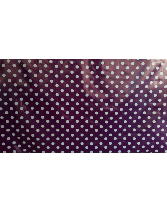 ® Florista Puantiye Mor Masa Örtüsü 1 Metre