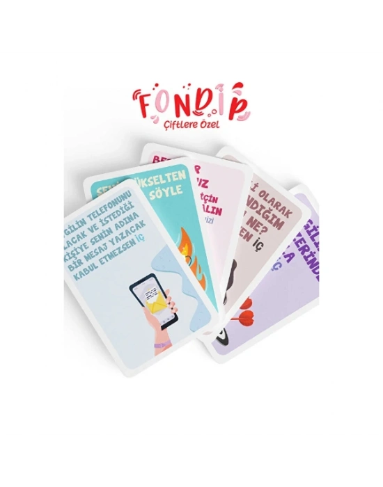 Fondip Çiftlere Özel Kart Oyunu